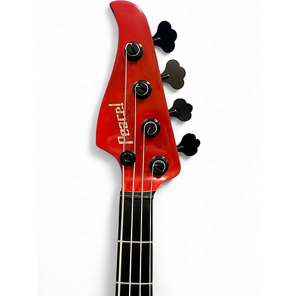 Used Moses Graphite Peace T-Bird Cardinal Red Electric Bass Guitar