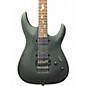 Used Schecter Guitar Research Damien Floyd Rose Satin Black Solid Body Electric Guitar