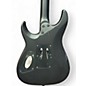 Used Schecter Guitar Research Damien Floyd Rose Satin Black Solid Body Electric Guitar