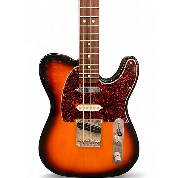 Used Fender Deluxe Nashville Telecaster 3 Color Sunburst Solid Body Electric Guitar