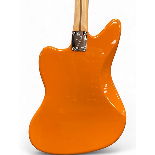 Used Fender Player Jaguar Capri Orange Solid Body Electric Guitar
