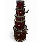 Used Pearl 5 Piece Soundcheck Wine Red Drum Kit thumbnail