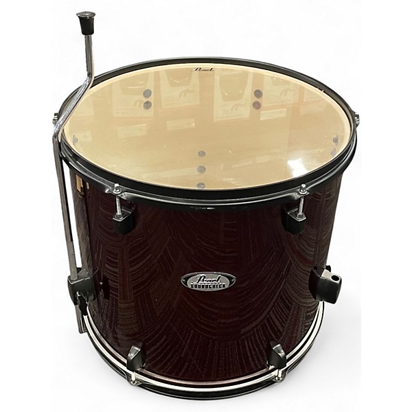 Used Pearl 5 Piece Soundcheck Wine Red Drum Kit