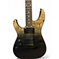 Used Schecter Guitar Research C1 Standard Left Handed Black Fade Burst Burl Electric Guitar