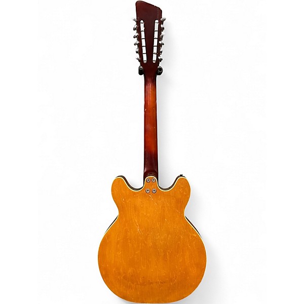 Vintage 1960s Harmony H-79 12 string Faded Tobacco Hollow Body Electric Guitar