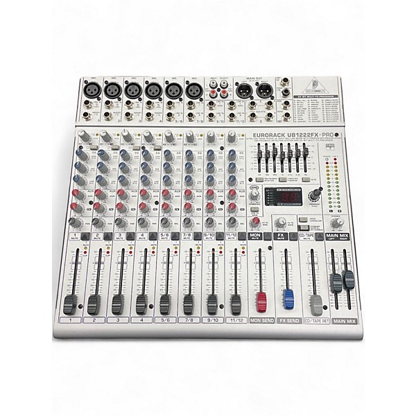Used Behringer EURORACK UB1222FX Unpowered Mixer