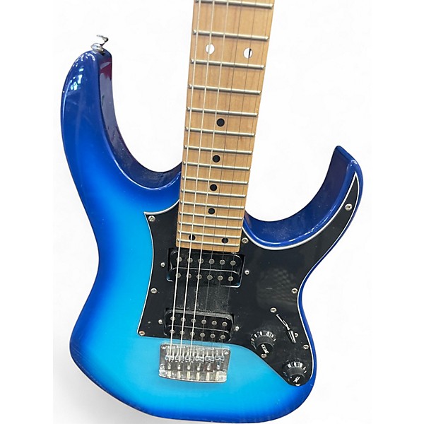 Used Ibanez GRGM21M MIKRO Blue Burst Solid Body Electric Guitar