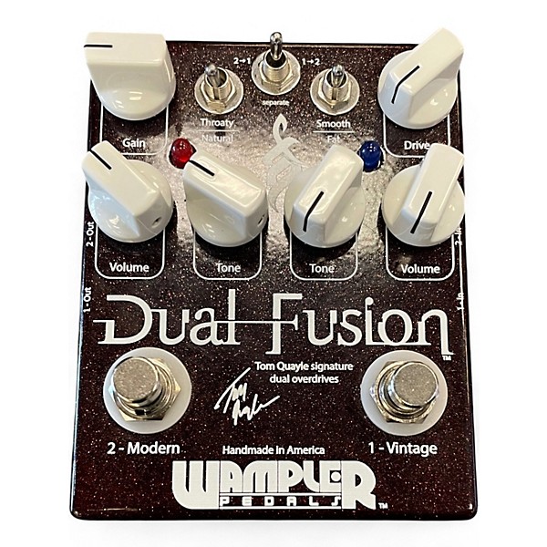 Used Wampler Dual Fusion Tom Quayle Signature Overdrive Effect Pedal