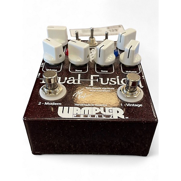Used Wampler Dual Fusion Tom Quayle Signature Overdrive Effect Pedal
