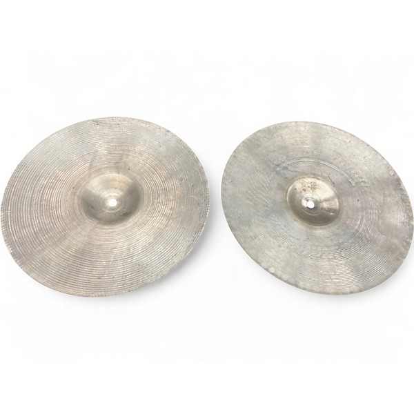 Vintage 1960s Zildjian 14in Avendis 60s Hi Hat Pair Cymbal