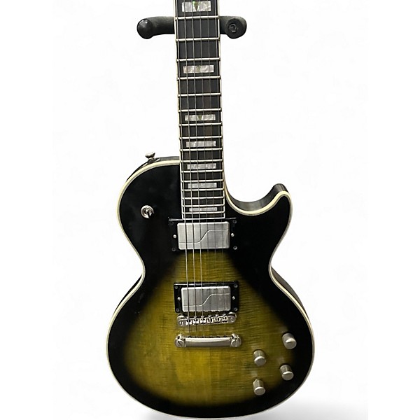Used Epiphone Les Paul Prophecy Custom EX OLIVE TIGER Solid Body Electric Guitar