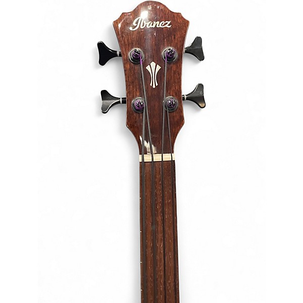 Used Ibanez AEGB24FE Brown Sunburst Acoustic Bass Guitar
