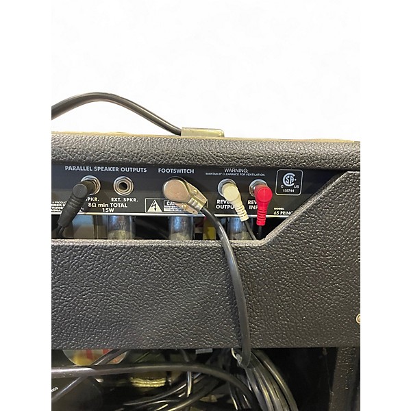 Used Fender 1965 Princeton Reverb 15W 1x10 Tube Guitar Combo Amp