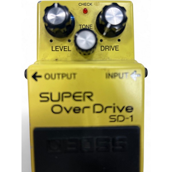 Used BOSS SD1 Super Overdrive Effect Pedal