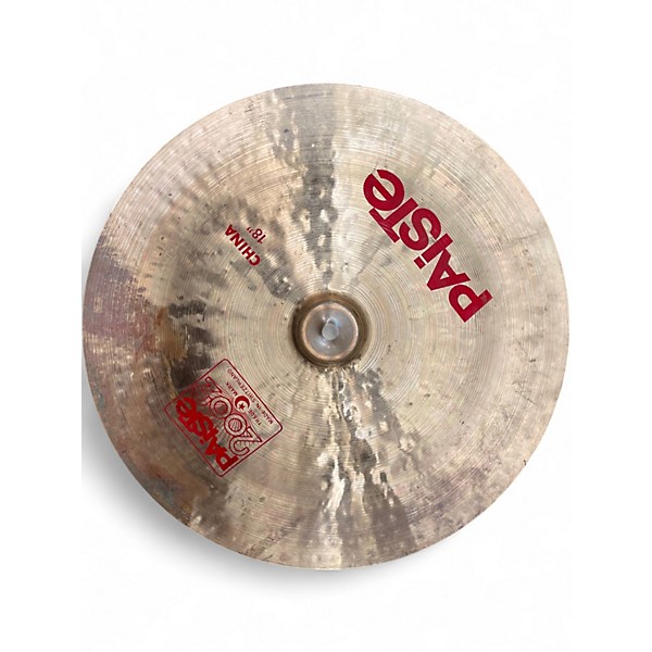 Used 2020s Paiste 18in 2002 Cymbal