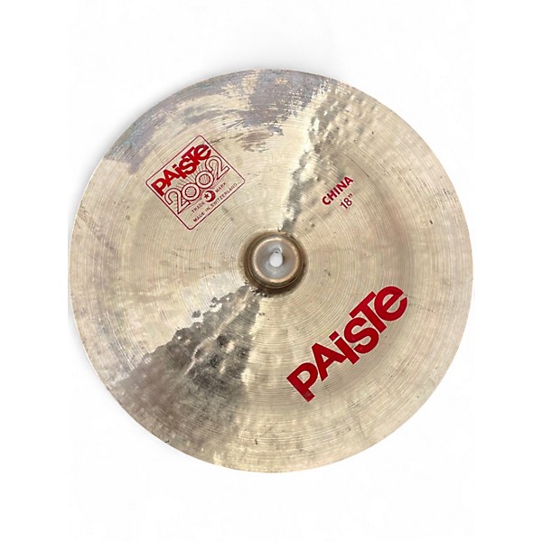 Used 2020s Paiste 18in 2002 Cymbal