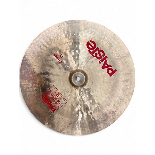 Used 2020s Paiste 18in 2002 Cymbal