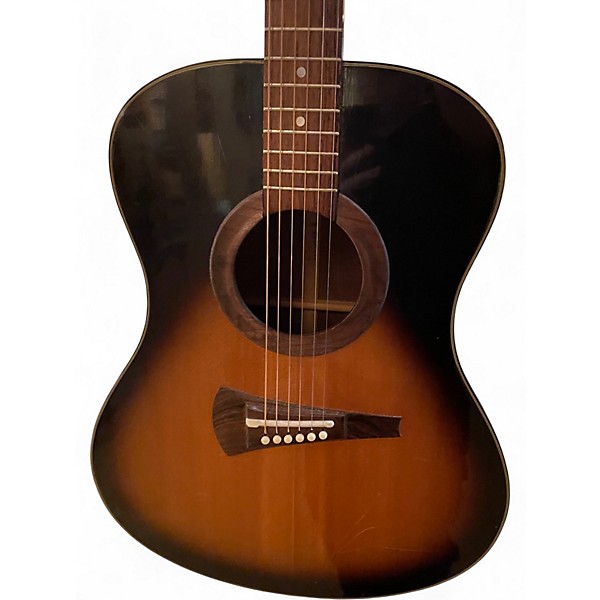 Vintage 1976 Gibson MK35 2 Color Sunburst Acoustic Electric Guitar