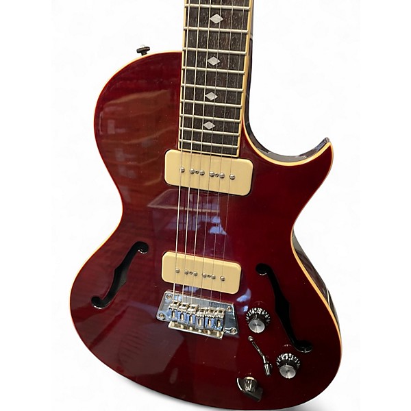 Used Epiphone Blues Hawk Wine Red Hollow Body Electric Guitar