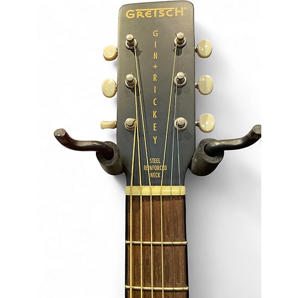Used Gretsch Guitars G9520 Jim Dandy Flat Top Black Acoustic Guitar
