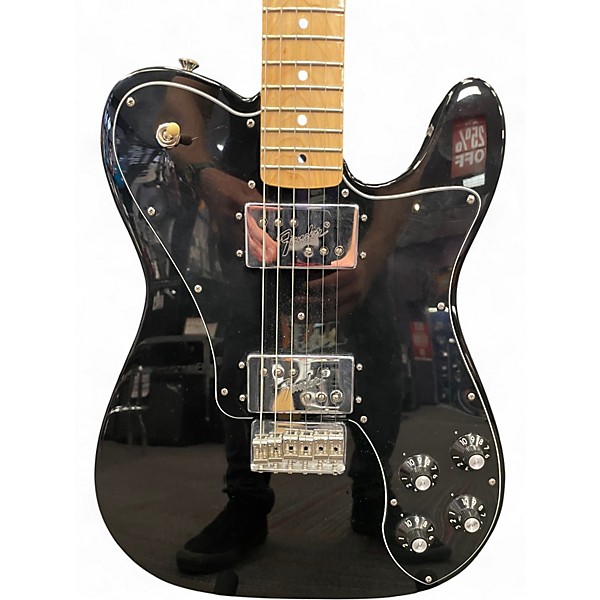 Used Fender Classic Series '72 Telecaster Deluxe Black Solid Body Electric Guitar