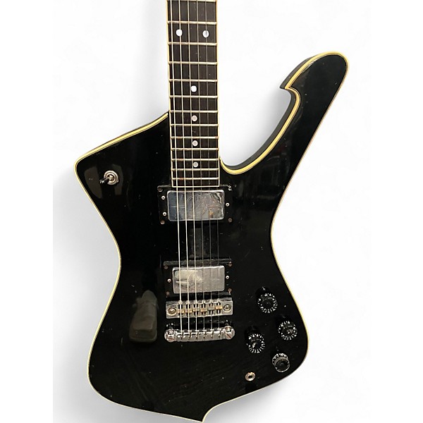 Vintage 1979 Ibanez IC-100 Black Solid Body Electric Guitar