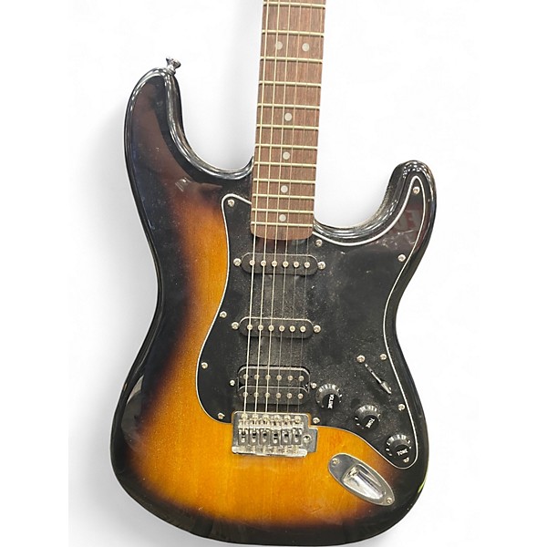 Used Squier Affinity Stratocaster 3 Color Sunburst Solid Body Electric Guitar