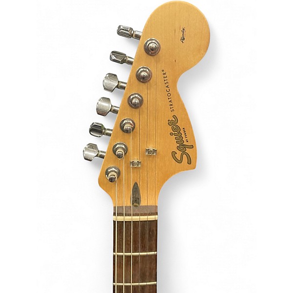 Used Squier Affinity Stratocaster 3 Color Sunburst Solid Body Electric Guitar