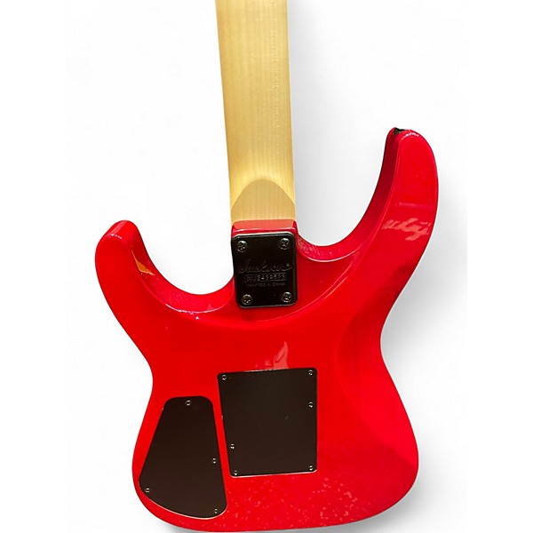 Used Jackson Dinky Standard Trans Red Solid Body Electric Guitar