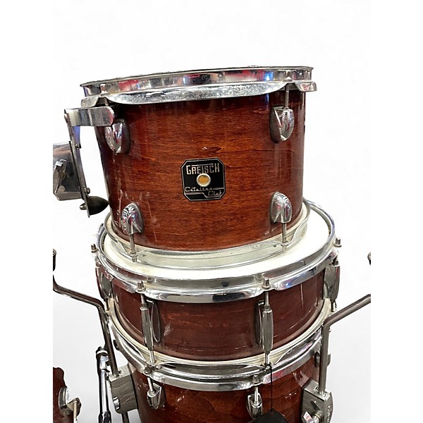 Used Gretsch Drums 4 Piece Catalina Club Series WALNUT GLAZE Drum Kit