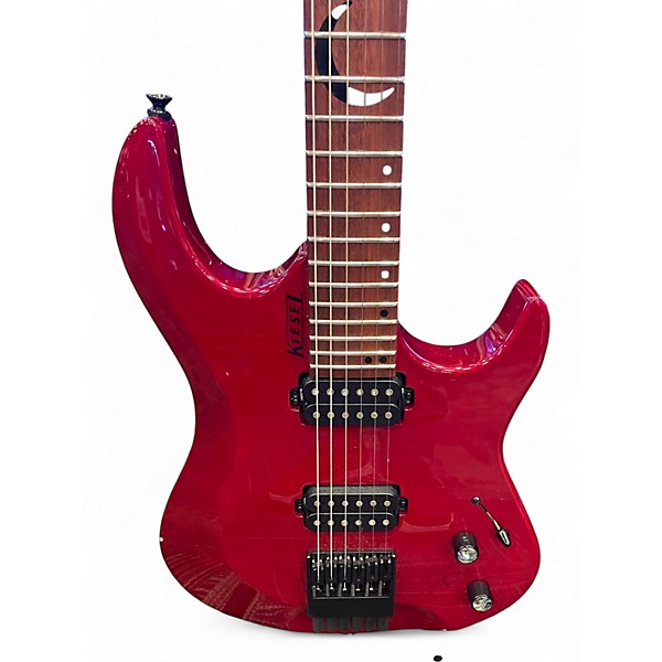 Used Kiesel OSIRIS Red Solid Body Electric Guitar