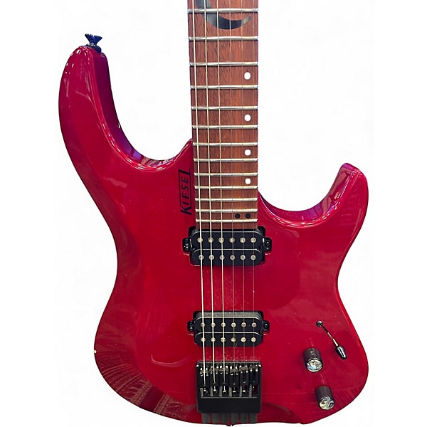 Used Kiesel OSIRIS Red Solid Body Electric Guitar