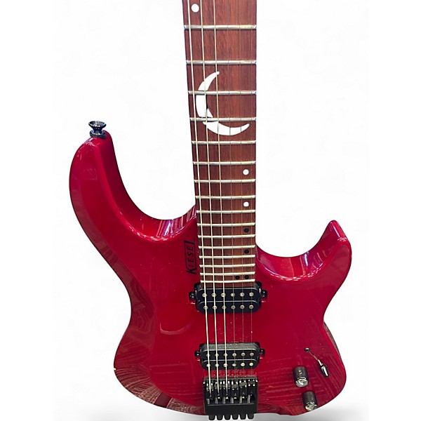 Used Kiesel OSIRIS Red Solid Body Electric Guitar