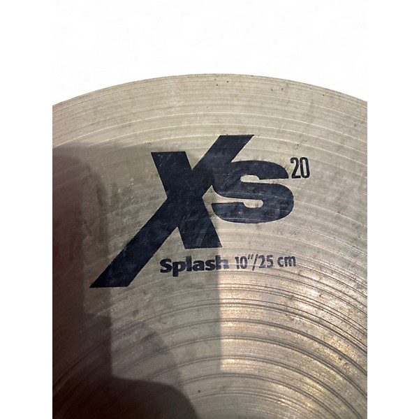 Used SABIAN 10in XS20 Splash Cymbal