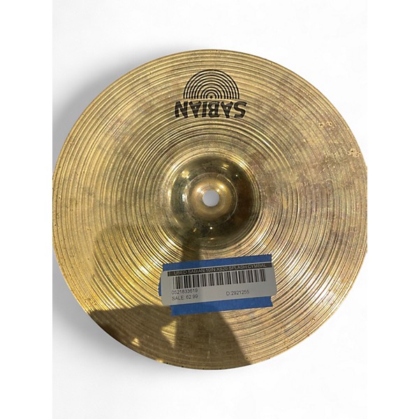 Used SABIAN 10in XS20 Splash Cymbal