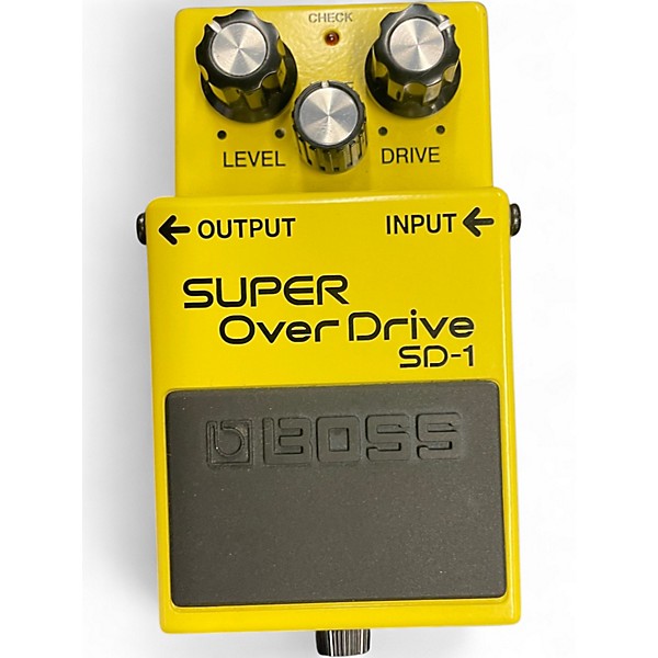 Used BOSS SD1 Super Overdrive Effect Pedal