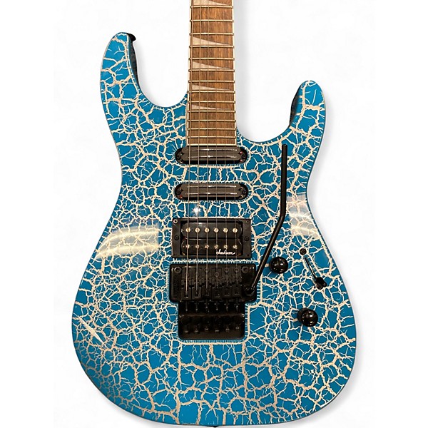 Used Jackson X Series Soloist SL3X DX BLUE CRACKLE Solid Body Electric Guitar