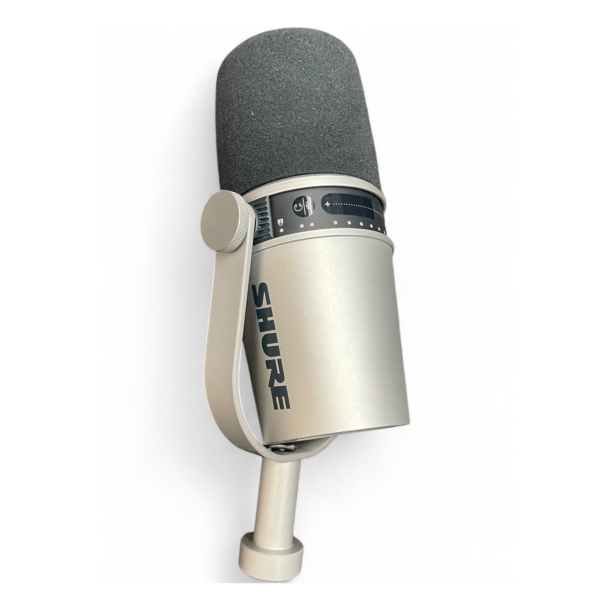 SHURE MV7 ダイナミックマイク シルバー Used Shure mv7 Dynamic Microphone | Guitar Center