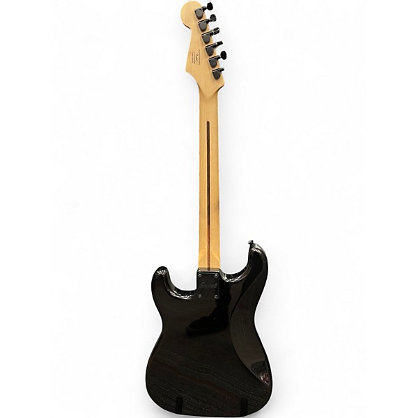 Used Squier Stratocaster HSS Black Solid Body Electric Guitar