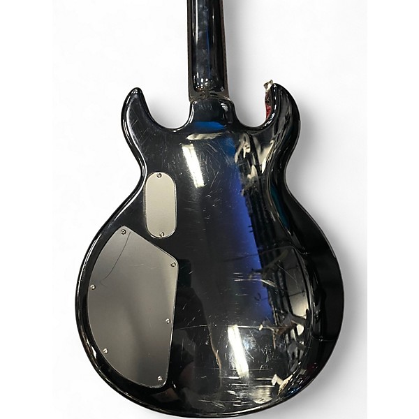 Used Schecter Guitar Research devil tribal Black Electric Bass Guitar