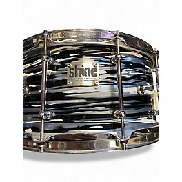 Used Shine Custom Drums & Percussion 13X7 MAPLE ZEBRA PATTERN Drum