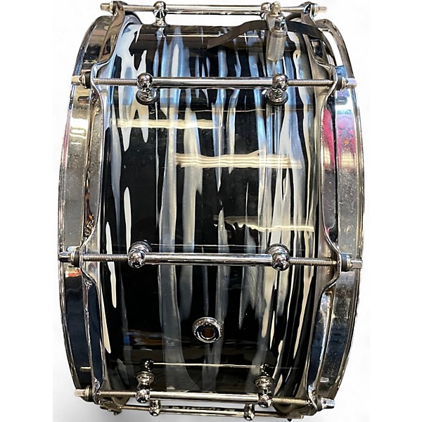 Used Shine Custom Drums & Percussion 13X7 MAPLE ZEBRA PATTERN Drum