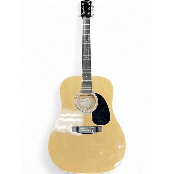 Used Fender Starcaster Acoustic Natural Acoustic Guitar