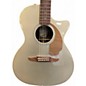 Used 2018 Fender Newporter Player Arctic White Acoustic Electric Guitar