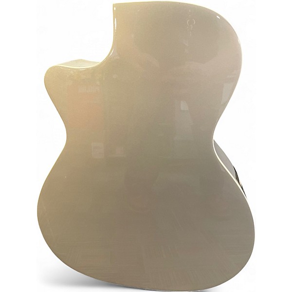Used 2018 Fender Newporter Player Arctic White Acoustic Electric Guitar