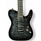 Used Schecter Guitar Research HELLRAISER HYBRID PT Trans Black Solid Body Electric Guitar