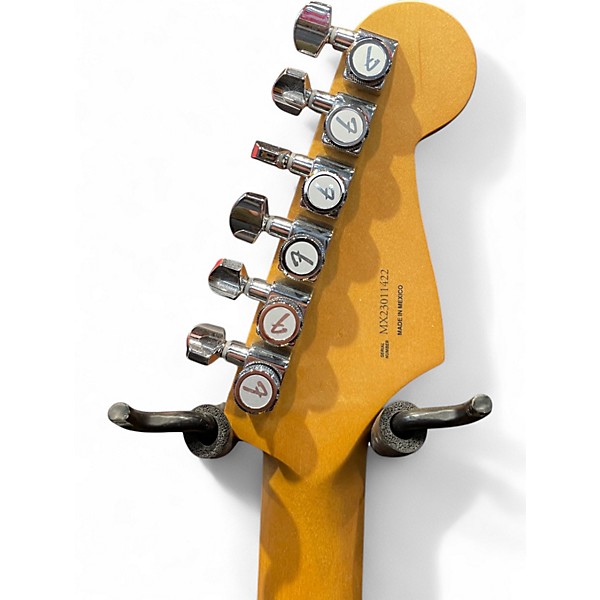 Used Fender Player Plus Stratocaster Left Handed Olympic Pearl Electric Guitar