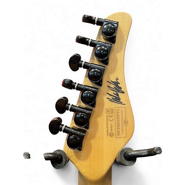 Used Schecter Guitar Research Miles Dimitri Baker SVSS Left Handed Crimson Red Burst Electric Guitar