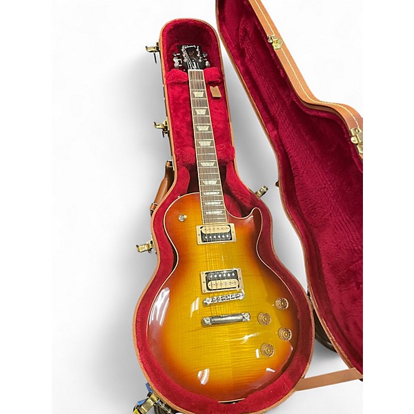Used 2017 Gibson Les Paul Classic Ice tea Solid Body Electric Guitar