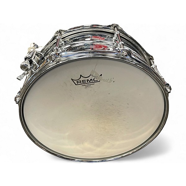 Used Ludwig 14X6 Supralite Snare Silver Drum